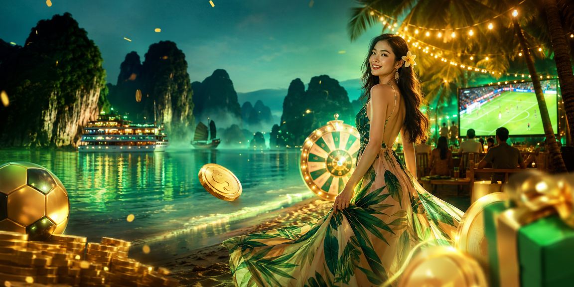 Người chơi Việt Nam tham gia roulette trực tuyến với khung cảnh Hạ Long Bay