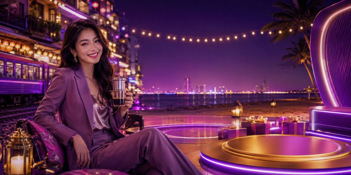 Người dùng Hà Nội kiểm tra thông tin thanh toán cá cược qua điện thoại bên ly cà phê