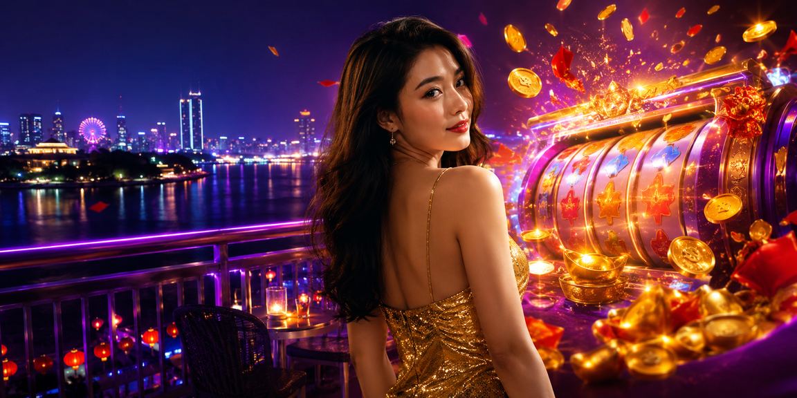 Người chơi slot game tại bãi biển Hà Nội thư giãn với điện thoại và nước uống